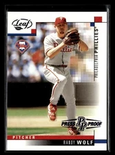 2003 Leaf Randy Wolf Press Proofs Blue /50 #216 Philadelphia Phillies FX6716