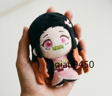 Stuffed Doll Demon Slayer Kamado Nezuko Keychain Plush Toy Bag Pendant Cute