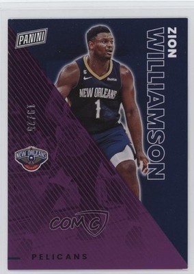 2023 Panini Father's Day Purple 19/25 Zion Williamson #20 0hl