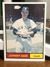 1982 Renata Galasso 1961 World Champions: New York Yankees - Johnny Sain #25