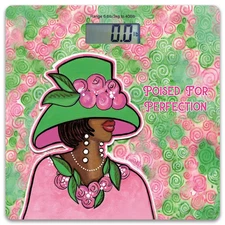 Artful Precision Digital Scale: Compact, Accurate Body Weight Measurement, Easy-