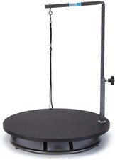Portable 23-Inch Black Pet Grooming Table for Easy Pet Care