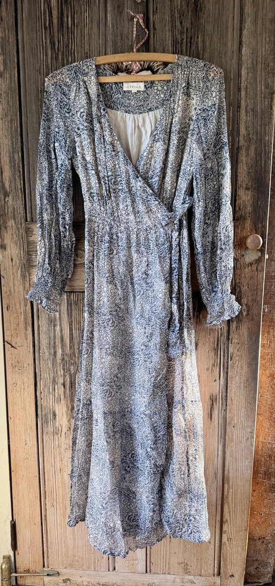 grey floral wrap dress Long Sleeve Dresses for sale belted outfit for brunch