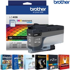 Brother INKvestment Standard-yield Ink cartridges Black with Printer Softwares