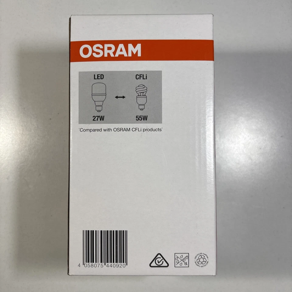 Osram High Watt 27W LED Light Globe Bulb Warm White 2700K BC  2700Lm - AC24178 - Image 3 of 4