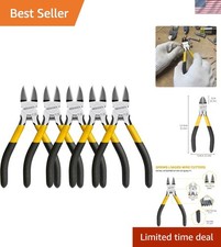 Versatile 5" Wire Cutting Pliers - 5 Pack for Jewelry Making  Crafting Projects