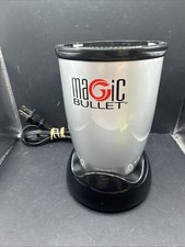 Magic Bullet Model MB1001 Blender Motor Base Replacement Silver - TESTED  WORKS