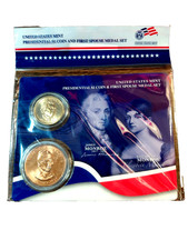 U.S. Mint Presidential $1 Coin and Spouse Medal Set: James & Elizabeth Monroe