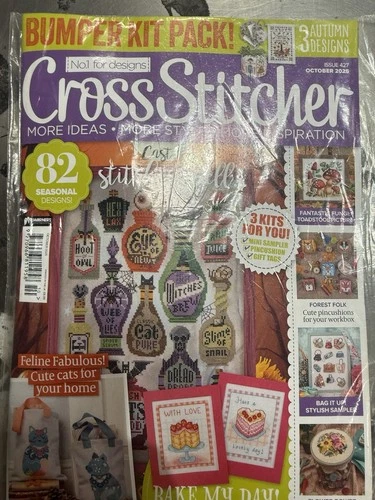 Cross Stitcher magazine Oct 2025 Cast a Stitchy Spell: 82 Seasonal designs