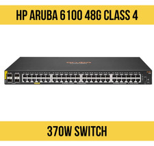 Aruba 6100 48G Class4 PoE 4SFP 370W Switch - JL675A ABA
