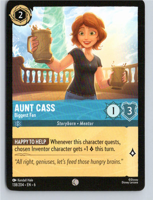 Disney Lorcana TCG - Azurite Sea: Aunt Cass (138/204) - Common - Non Foil