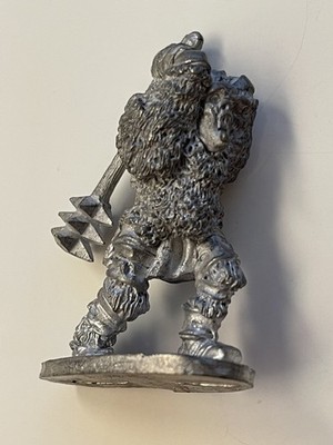 Vintage 1988 pre slotta Grenadier fantasy warrior ogre berserker 2'' figure M238