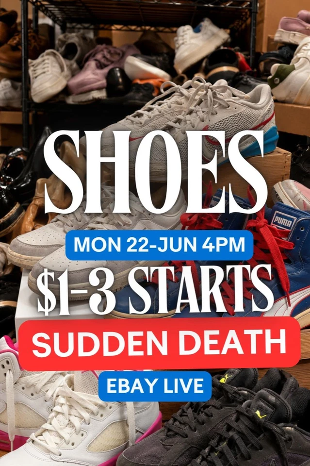 🔥 SUDDEN DEATH - $1 SHOES MASSIVE SHOW! | PreLoved