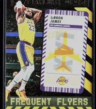 2021-22 Hoops #13 LeBron James Frequent Flyers Holo