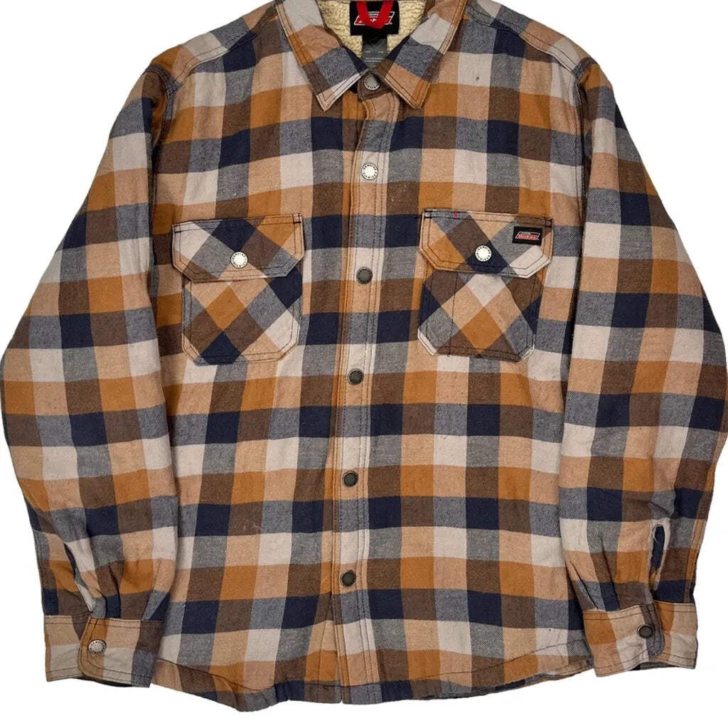Dickies Checked Jacket - Large Multicoloured Cott… - image 5