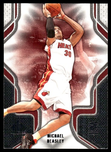 Michael Beasley 2009-10 SP Game Used #64 Heat NBA READ FREE SHIP AutographDen