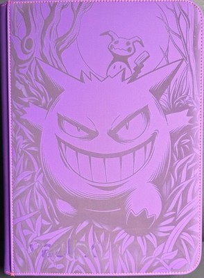 Laser Engraved Vault X Binder 9 Pocket - Gengar and Mimikyu (SV1 Set Binder)