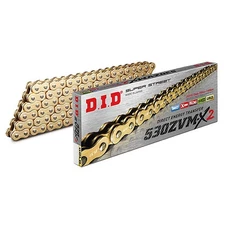 DID CHAIN S+2 530ZVMX2 M116-R FIT ON HONDA 1300 CB FAIRING ABS 05-10 GOLD/GOLD