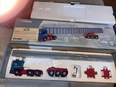 CORGI 1.50 HEAVY HAULAGE MAN F2000 UNIT BOGIE & BRIDGE BEAM LOAD DUNKERLEY 76802