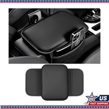 Universal Leather Armrest Cover Suv Truck Rv Center Console Mat Scolor Black Universal Leather Armrest Cover Suv Truck Rv Center Console Mat Scolor Black