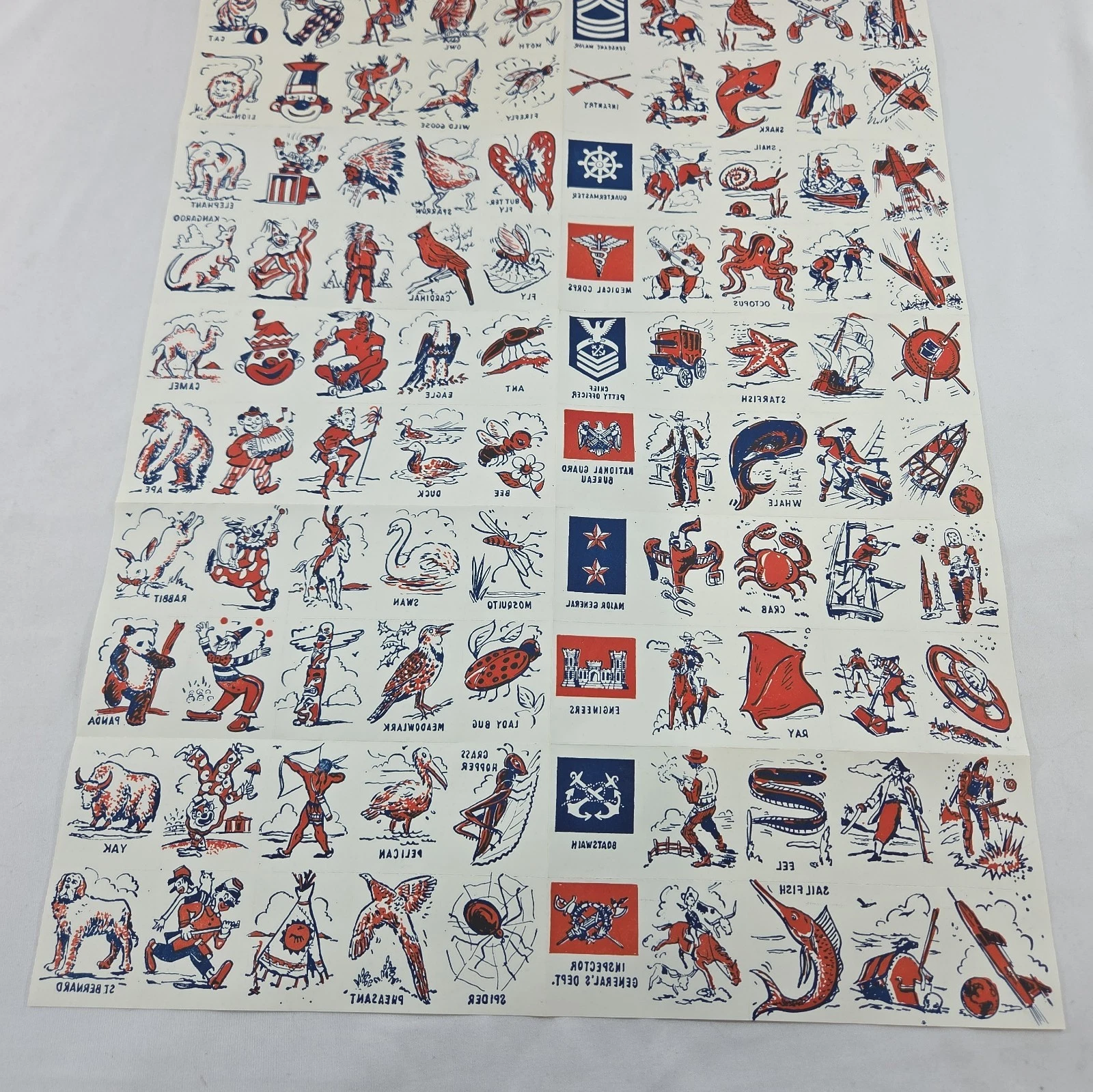 Vintage 1962 Washable Tattoo Sheet Kockamamies - A.J. Wildman NY USA - NEW NOS - product detail image 11