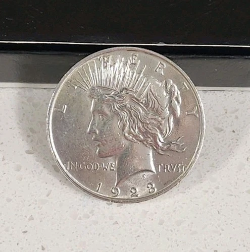 1923 BU Silver Peace Dollar 90% Silver Philadelphia Mint