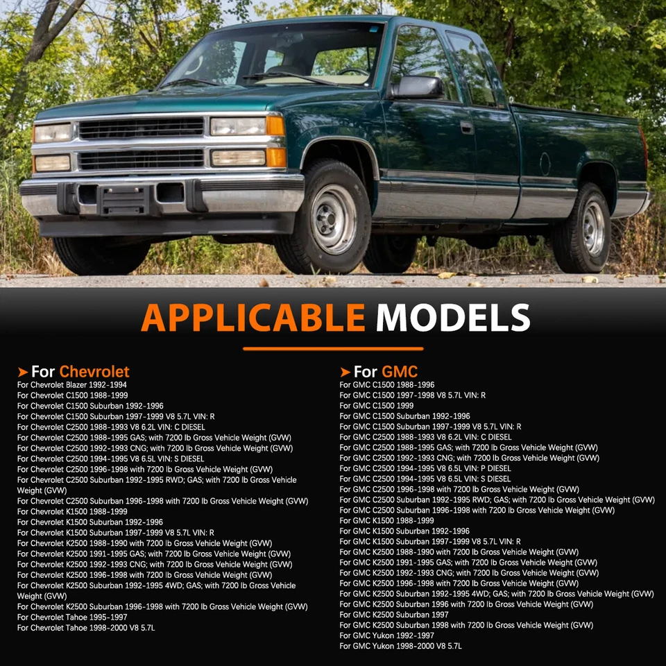 Caja de cambios de dirección asistida apta para Chevy GMC C3500 C2500 C1500 K1500 Suburban 1988-1999 Foto 3 de 4