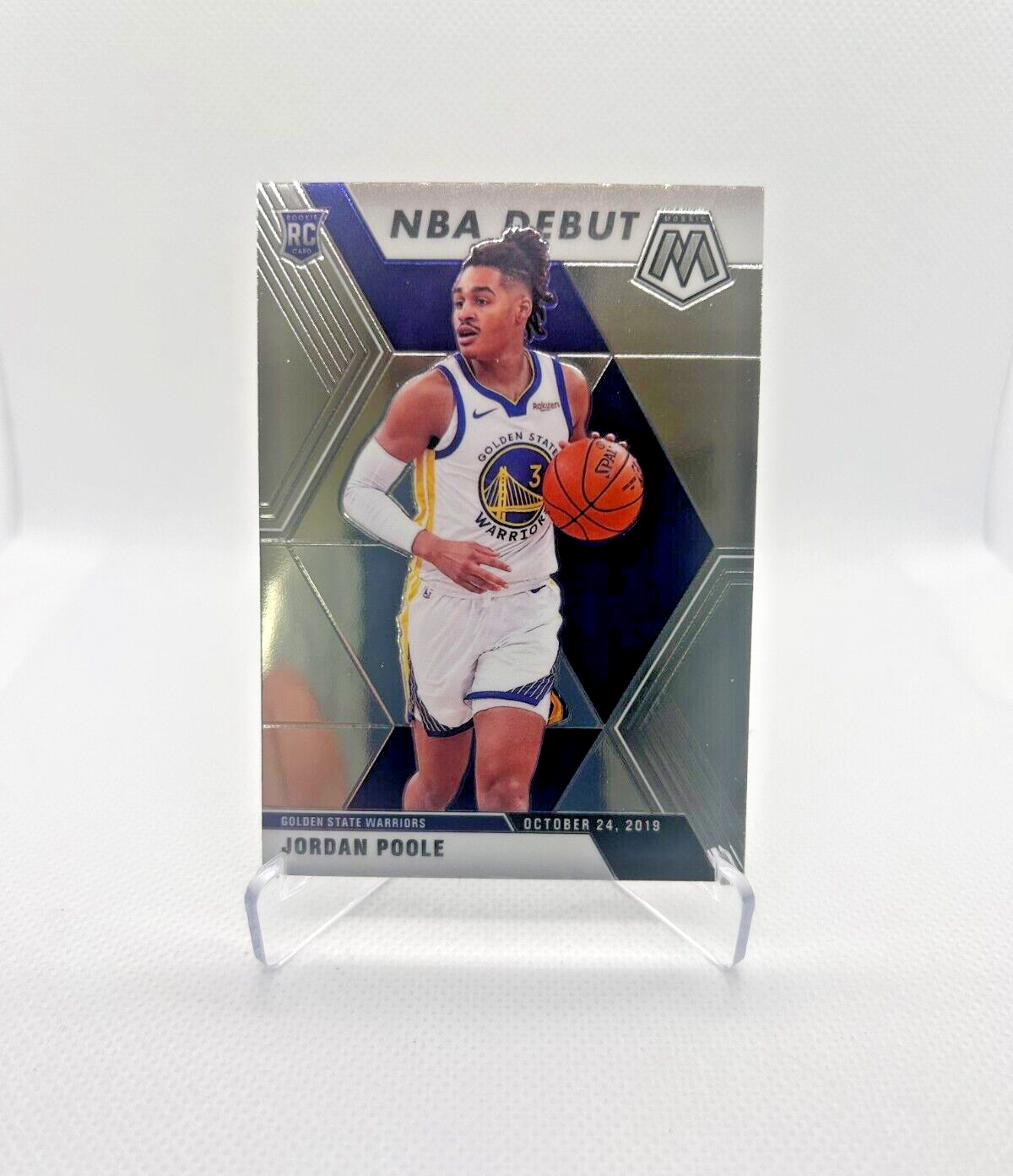 Jordan Poole RC - 2019-20 Panini Mosaic #261 - Golden State Warriors