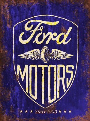 Ford Anglia Motor Auto Werbung Vintage Retro Stil