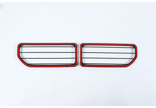 Para Suzuki Jimny JB64 JB74 2019-2021 Hierro Negro Luz Trasera Lámpara Cubierta Protector Borde - Imagen 12 de 12