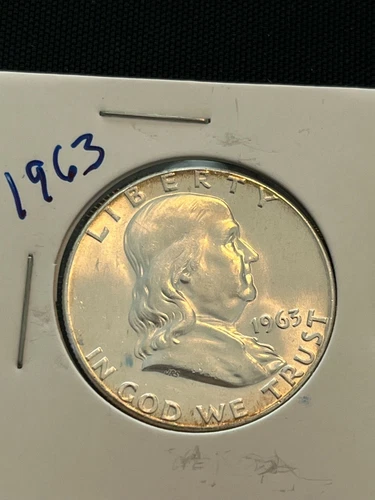 1963-P Franklin Half Dollar Brilliant Uncirculated