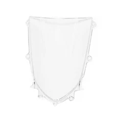 ABS Clear Double Bubble Windscreen Windshield for Yamaha YZF600 R6 2017-2024