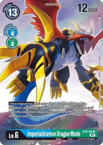 Digimon Card Digital Hazard Imperialdramon Dragon Mode Alt Art ST09-06 SR (Box T - Picture 1 of 1