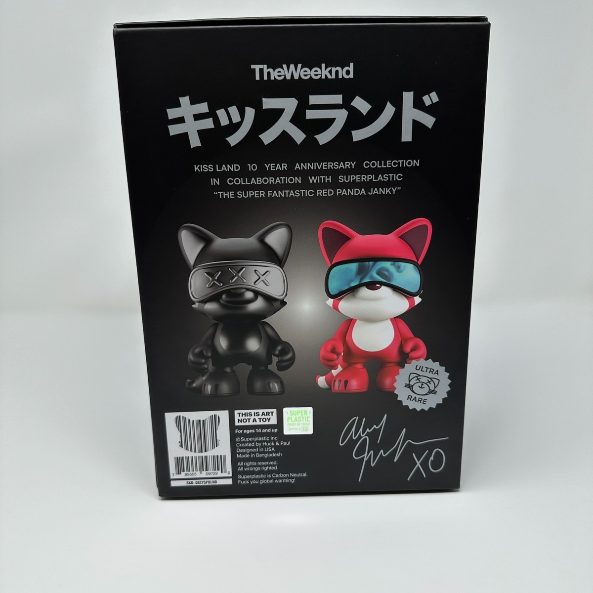 SUPERPLASTIC the weekend oxcy キッスランド Kiss Land' Art Toy Collection by The Weeknd x Superplastic