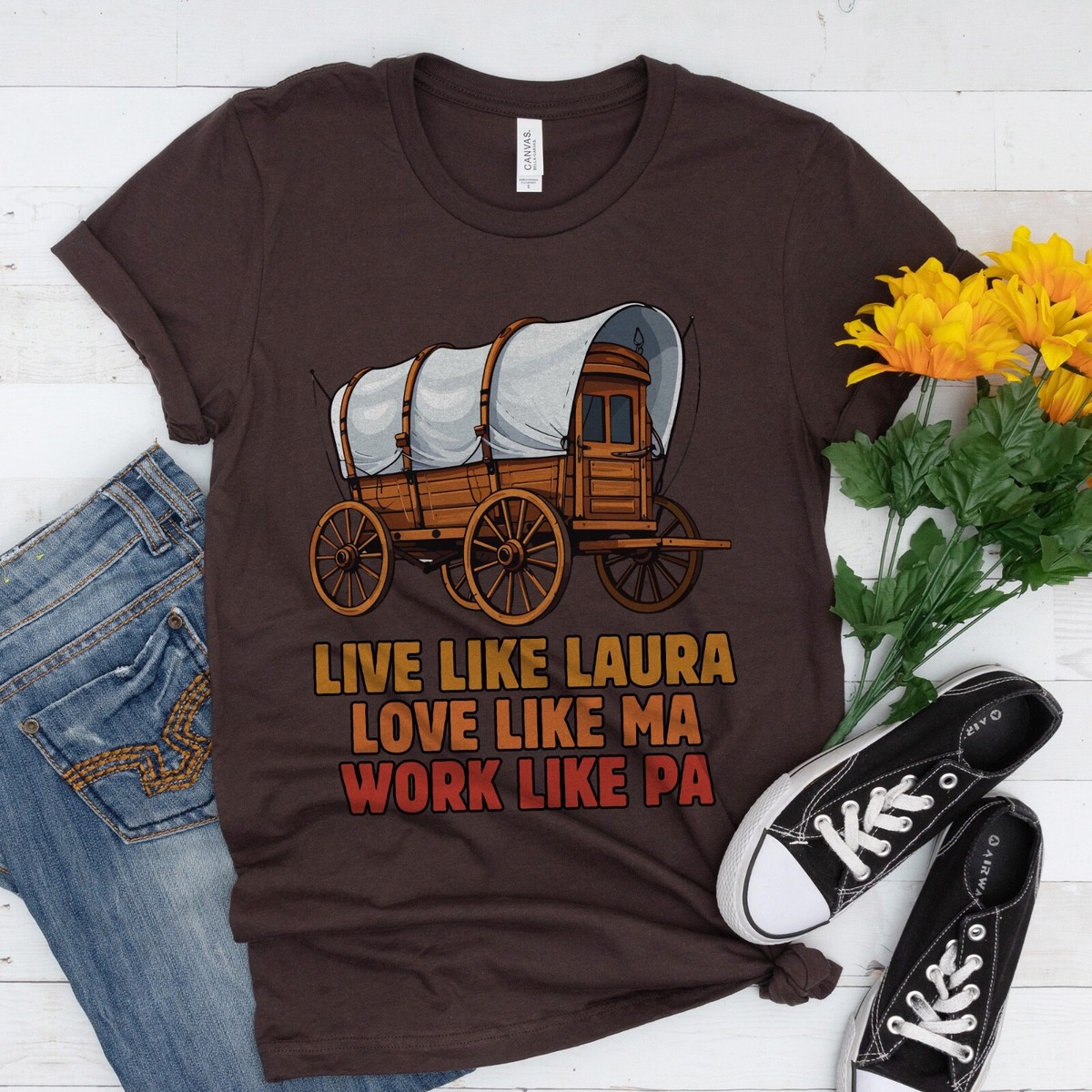 Little House on the Prairie Inspired t-shirt, Laura Ingalls Wilder