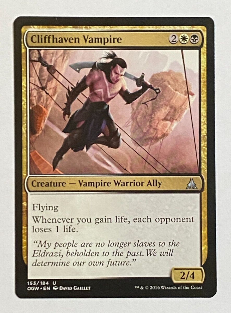 Carte Magic Cliffhaven Vampire - Foil Oath Of The Gatewatch, Créature Vampire Allié