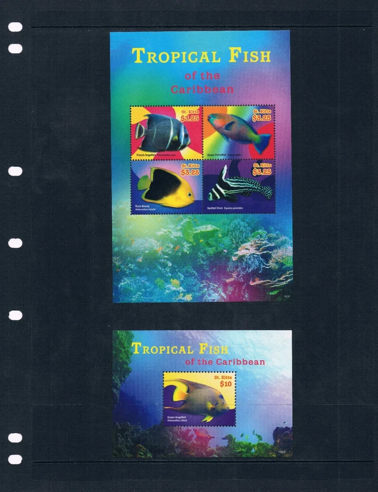 Valor Scott de $34,50 - 2015 ST KITTS peces 4 s/s mar Caribe CV MNH UM NH Foto 2 de 4