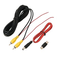 Backup Camera RCA Video Cable, Car Reverse Rear View Camera 19.69FT / 6M