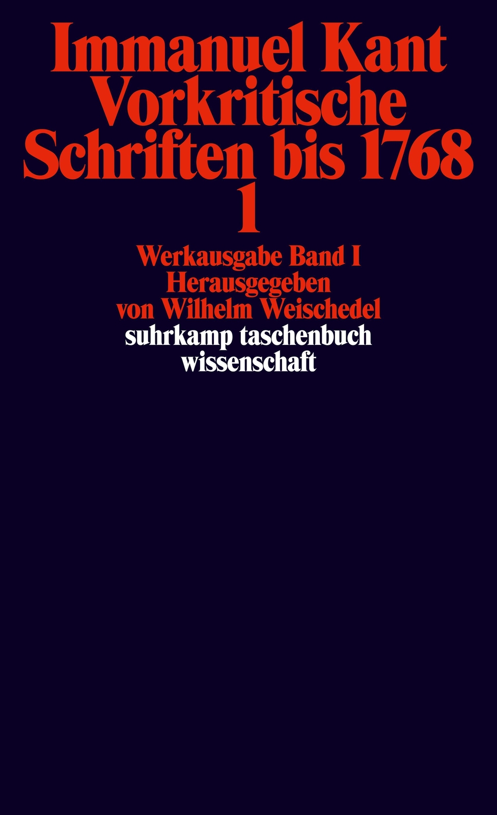 Thumbnail - Werkausgabe. Herausgegeben Von Wilhelm Weischedel. 12 Bände | Immanuel
