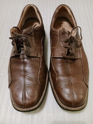 Johnston &Murphy Brown Leather Shuler Bicycle Oxford Shoes  display picture 3
