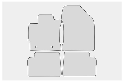 Tappetini premium adatti per Toyota Auris 2 dall'anno 2012-2019 - Foto 9 di 9