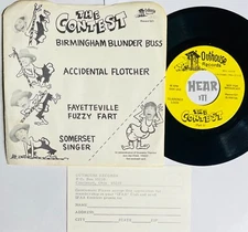 Oddball OH Country Novelty PS 45 CLARENCE LOOS The (FART) Contest OUTHOUSE hear