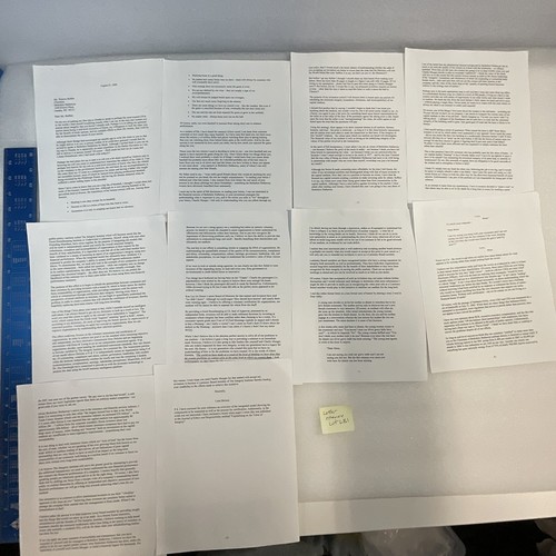 Letter To Warren Buffett By Lynn Brewer Unsigned Dated 2005 10 Pages - 第 1/12 張圖片