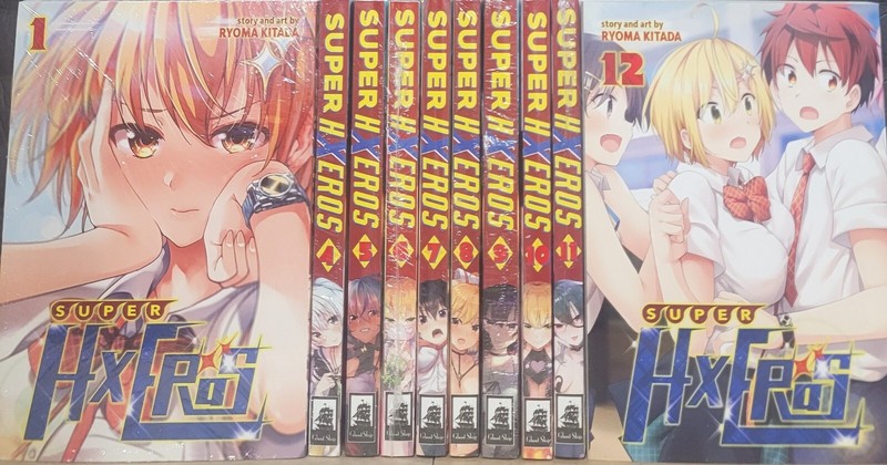 Super HxEros Manga Volumes 1,4-12 English Brand New Seven Seas 10 Books, Mature