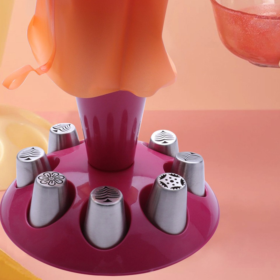 Condition Nozzle Holder Cake Decorating Tool Holder Cake Decorating Kit