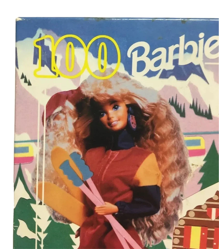 De colección Esquí Barbie Puzzle 100 Piezas Edad 5 a 10 Esquí Invierno Deporte Hecho en EE. UU. Foto 2 de 4
