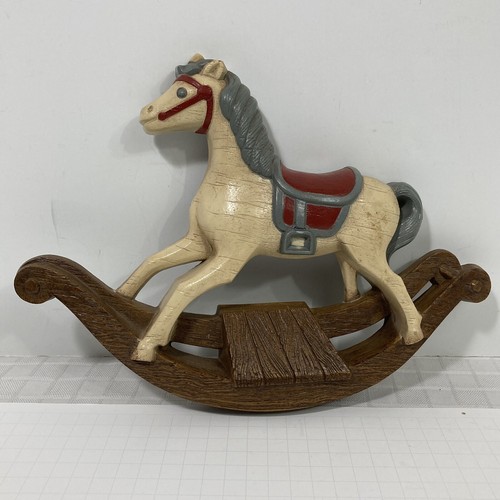 Rocking Horse Babys Room Burwood Products Plastic Wall Silhouette Vintage 1988