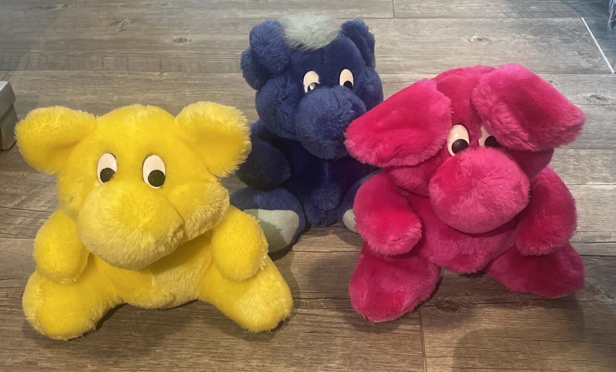 3 Kodak Kolorkins - Rewind Pink, Focus Blue, Shutter Yellow, Plush