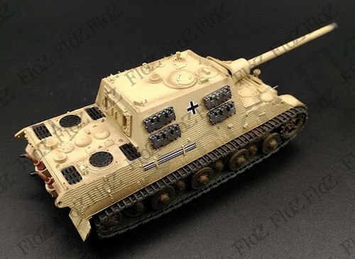 WWII Jagdtiger Porsche hunting tiger tank #009 Germany 1944 1/72 tank Easy model - Picture 9 of 9