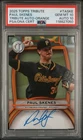 2025 Topps Tribute Paul Skenes Rookie On Card Auto Orange /25 PSA 10 Pop 1